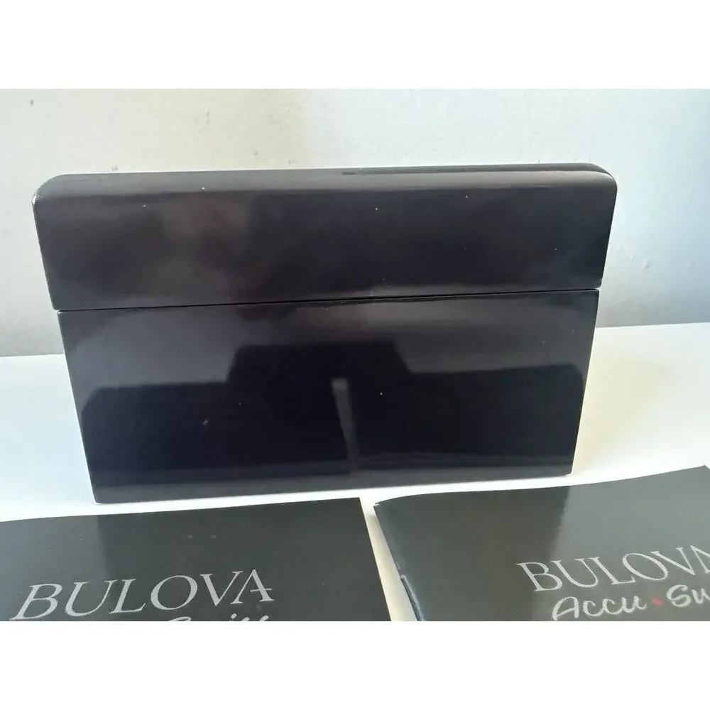 BULOVA accu Swiss EMPTY BOX 5.7*4.3*3.6 inch